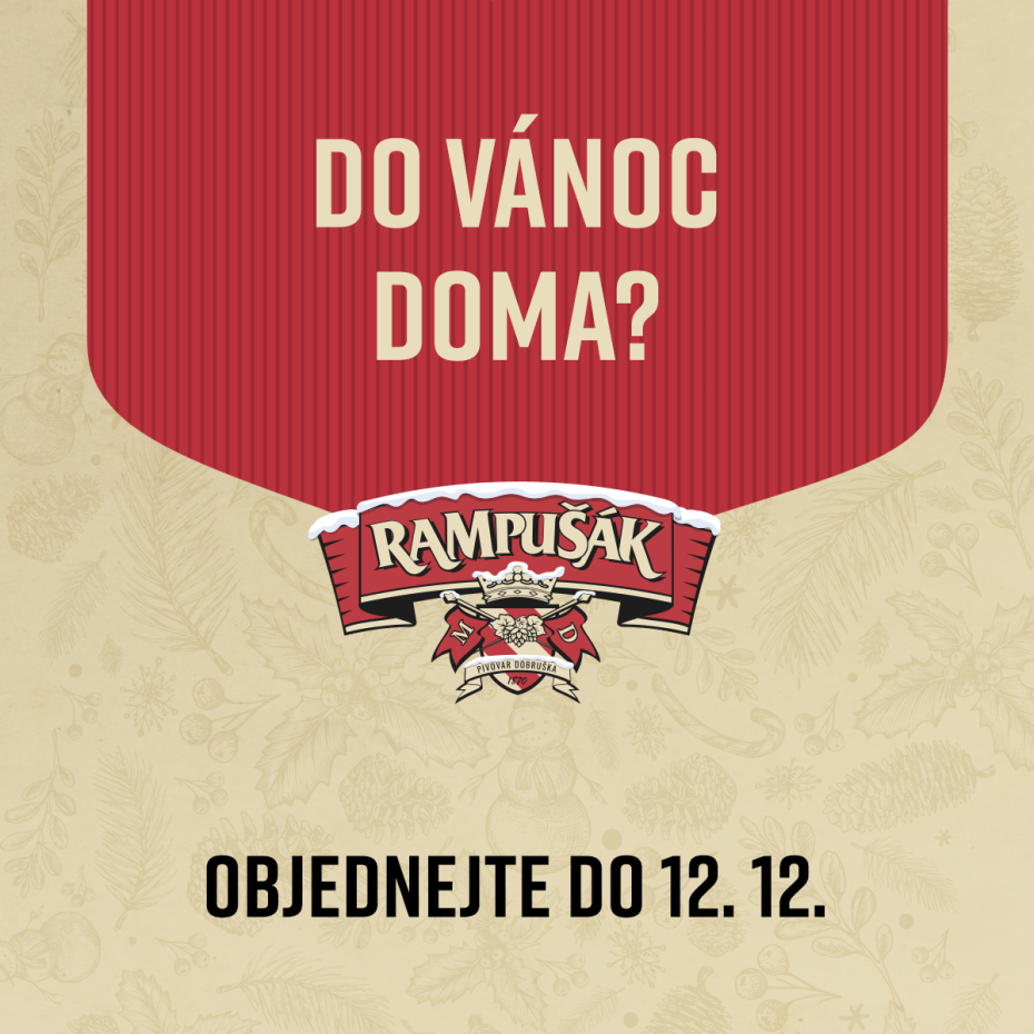 E-SHOP: Do Vánoc doma? Objednejte do 12. 12.!