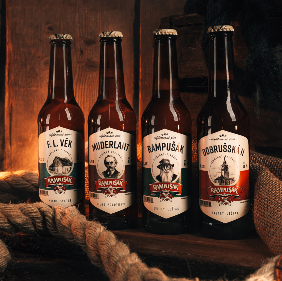 Naše piva kombinují chuť, historii i tradici